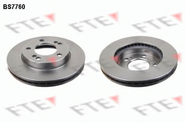 FTE BS7760 Front brake disc ventilated BS7760