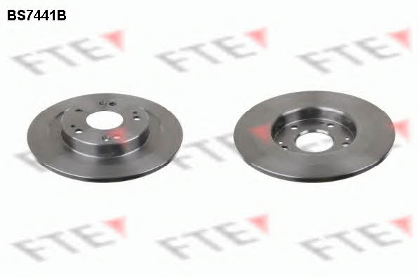 FTE BS7441B Rear brake disc, non-ventilated BS7441B