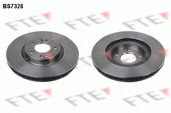 FTE BS7328 Front brake disc ventilated BS7328