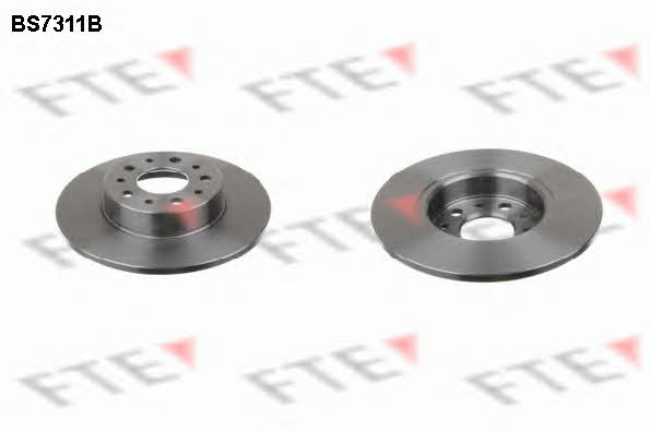 FTE BS7311B Rear brake disc, non-ventilated BS7311B