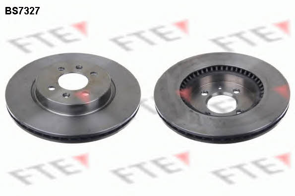 FTE BS7327 Front brake disc ventilated BS7327