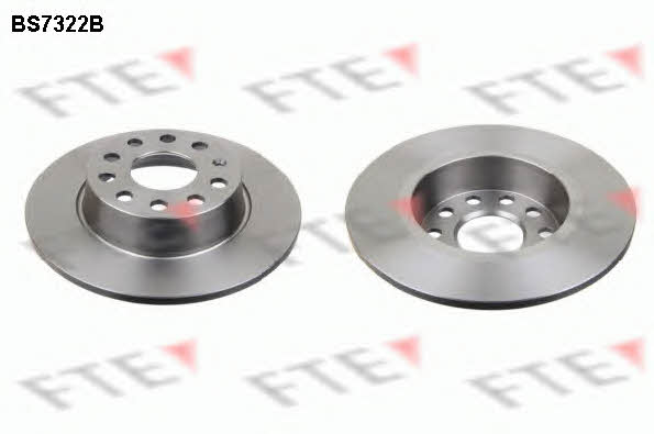 FTE BS7322B Rear brake disc, non-ventilated BS7322B