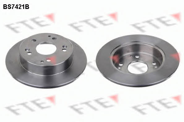 FTE BS7421B Rear brake disc, non-ventilated BS7421B
