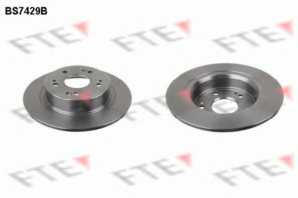 FTE BS7429B Rear brake disc, non-ventilated BS7429B