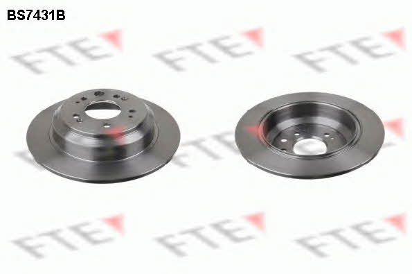 FTE BS7431B Rear brake disc, non-ventilated BS7431B