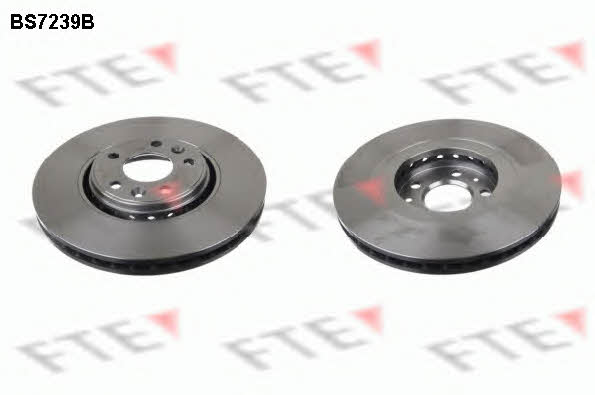 FTE BS7239B Front brake disc ventilated BS7239B