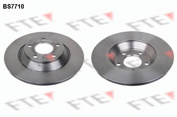 FTE BS7710 Rear brake disc, non-ventilated BS7710