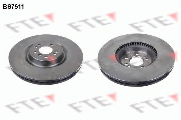 FTE BS7511 Front brake disc ventilated BS7511