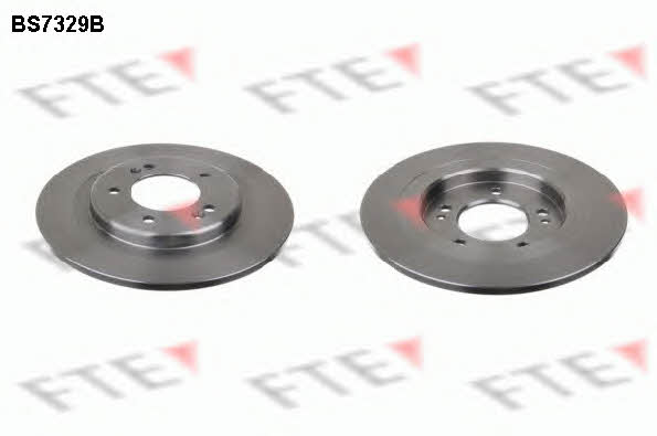 FTE BS7329B Rear brake disc, non-ventilated BS7329B