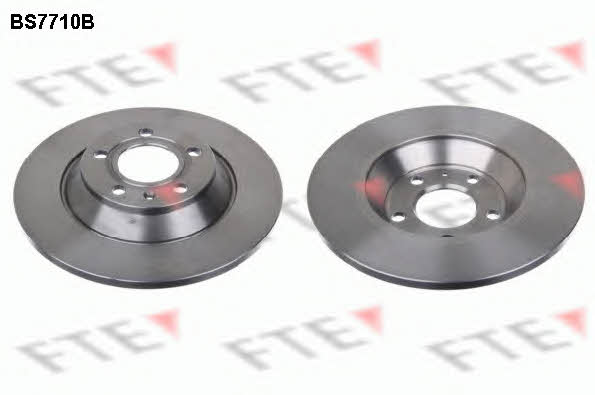 FTE BS7710B Rear brake disc, non-ventilated BS7710B