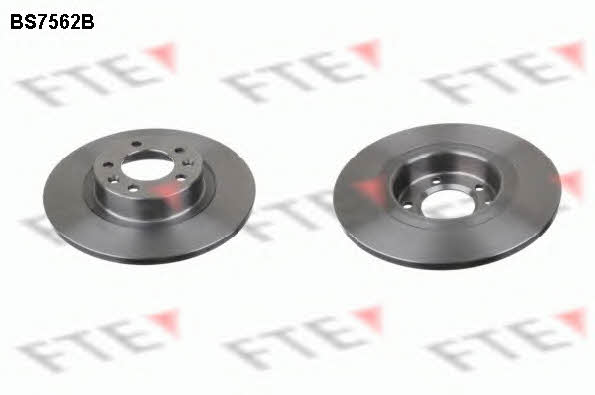 FTE BS7562B Rear brake disc, non-ventilated BS7562B