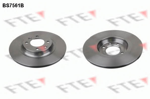FTE BS7561B Rear brake disc, non-ventilated BS7561B