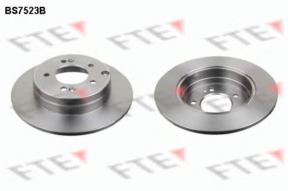 FTE BS7523B Rear brake disc, non-ventilated BS7523B