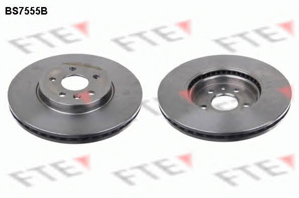 FTE BS7555B Front brake disc ventilated BS7555B