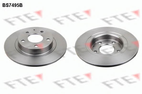 FTE BS7495B Rear brake disc, non-ventilated BS7495B