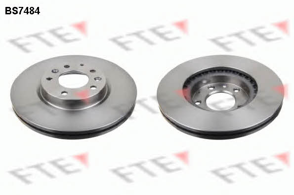 FTE BS7484 Front brake disc ventilated BS7484
