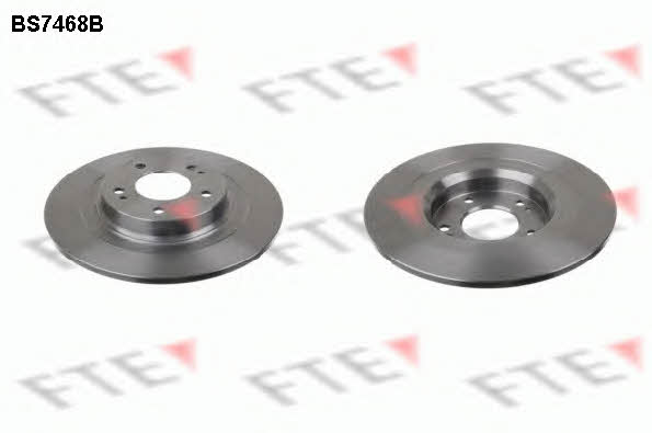FTE BS7468B Rear brake disc, non-ventilated BS7468B