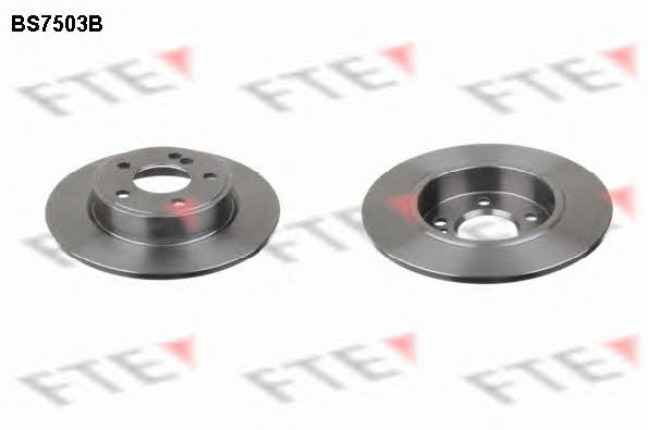 FTE BS7503B Rear brake disc, non-ventilated BS7503B