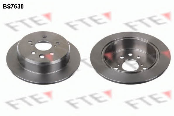 FTE BS7630 Rear brake disc, non-ventilated BS7630