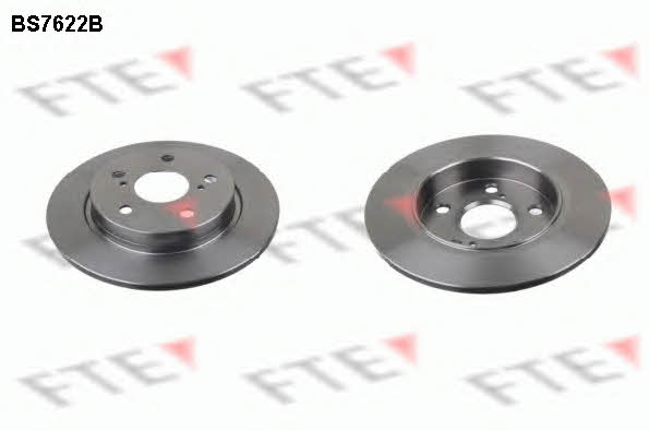FTE BS7622B Rear brake disc, non-ventilated BS7622B