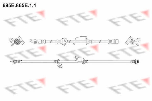 FTE 685E.865E.1.1 Brake Hose 685E865E11