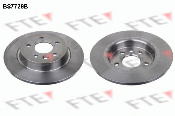 FTE BS7729B Rear brake disc, non-ventilated BS7729B