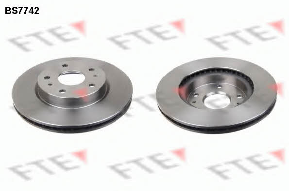 FTE BS7742 Front brake disc ventilated BS7742