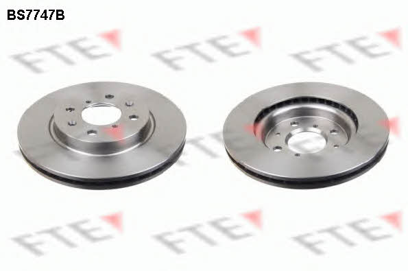 FTE BS7747B Front brake disc ventilated BS7747B
