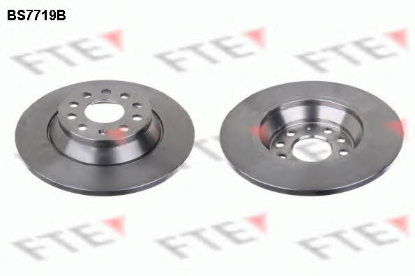 FTE BS7719B Rear brake disc, non-ventilated BS7719B