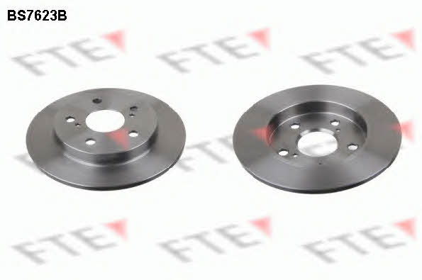 FTE BS7623B Rear brake disc, non-ventilated BS7623B