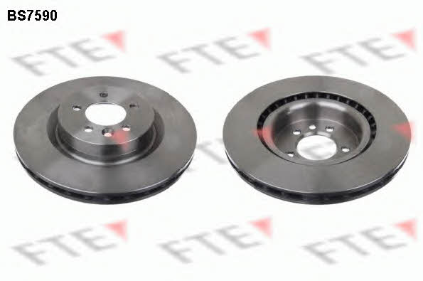 FTE BS7590 Front brake disc ventilated BS7590