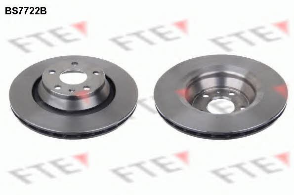FTE BS7722B Rear brake disc, non-ventilated BS7722B