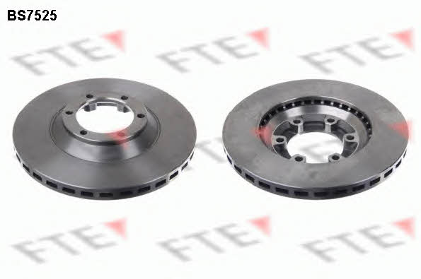 FTE BS7525 Front brake disc ventilated BS7525