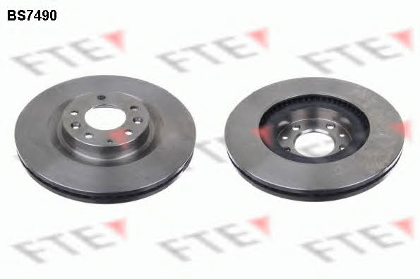 FTE BS7490 Front brake disc ventilated BS7490