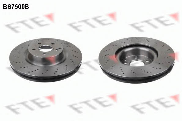 FTE BS7500B Front brake disc ventilated BS7500B