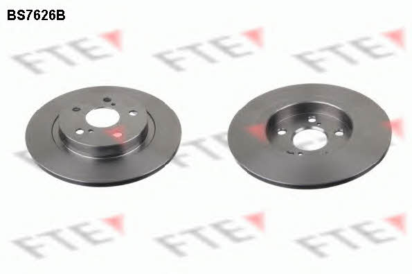 FTE BS7626B Rear brake disc, non-ventilated BS7626B