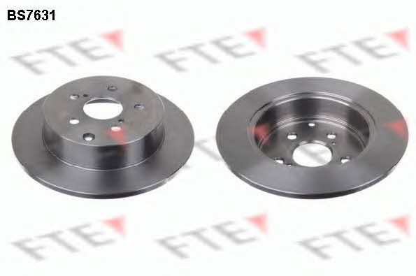 FTE BS7631 Rear brake disc, non-ventilated BS7631