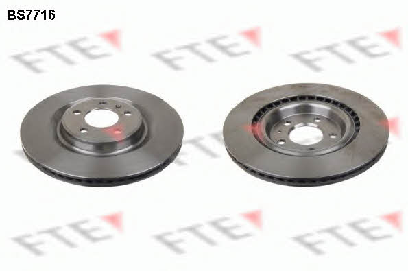FTE BS7716 Rear ventilated brake disc BS7716