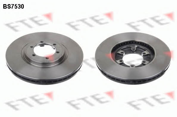 FTE BS7530 Front brake disc ventilated BS7530