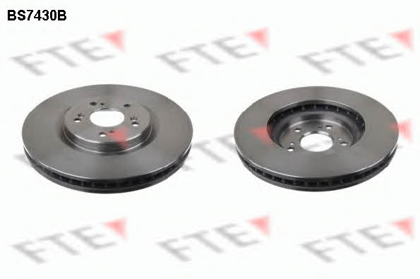 FTE BS7430B Front brake disc ventilated BS7430B
