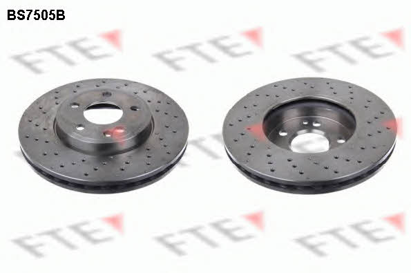 FTE BS7505B Front brake disc ventilated BS7505B