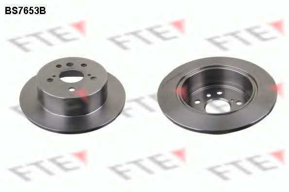 FTE BS7653B Rear brake disc, non-ventilated BS7653B