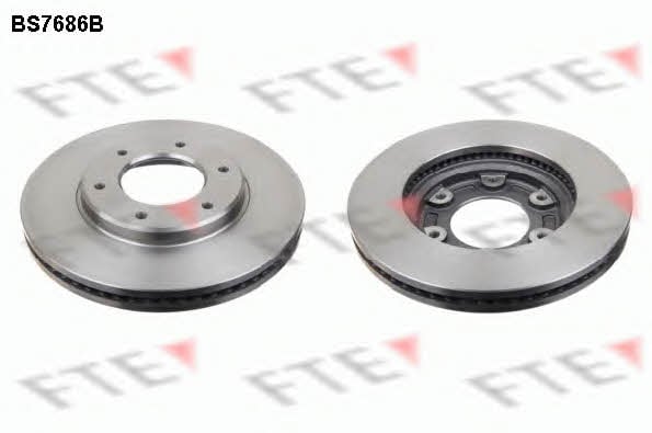 FTE BS7686B Front brake disc ventilated BS7686B