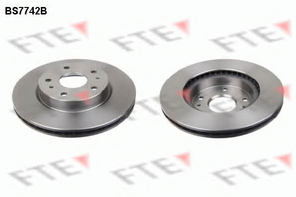 FTE BS7742B Front brake disc ventilated BS7742B