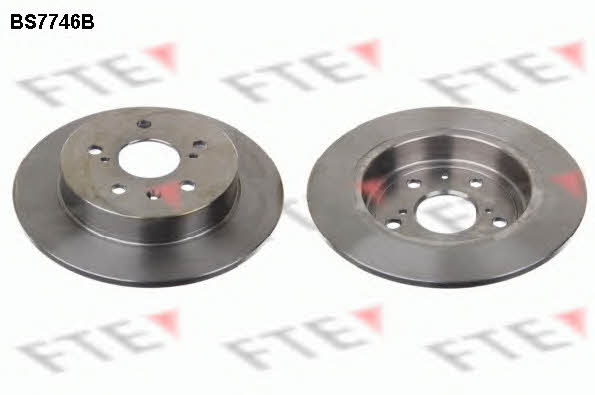 FTE BS7746B Rear brake disc, non-ventilated BS7746B