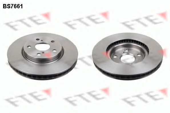 FTE BS7661 Front brake disc ventilated BS7661