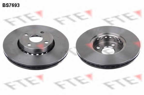 FTE BS7693 Front brake disc ventilated BS7693