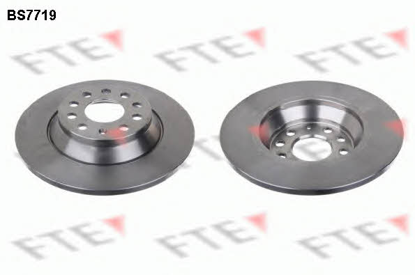 FTE BS7719 Rear brake disc, non-ventilated BS7719