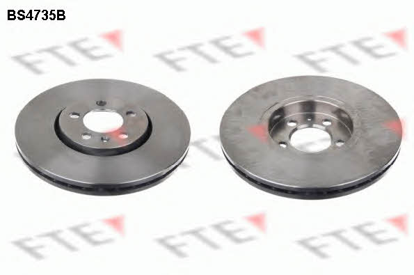 FTE BS4735B Front brake disc ventilated BS4735B
