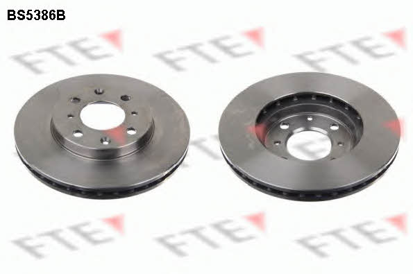 FTE BS5386B Front brake disc ventilated BS5386B